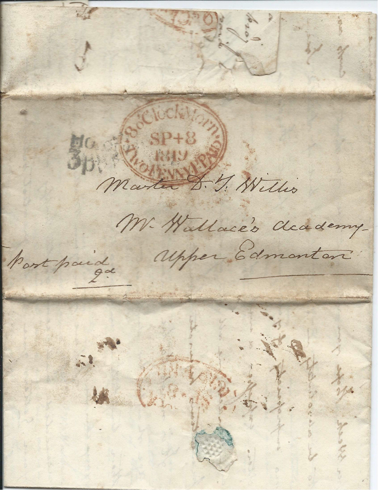 Address of the letter